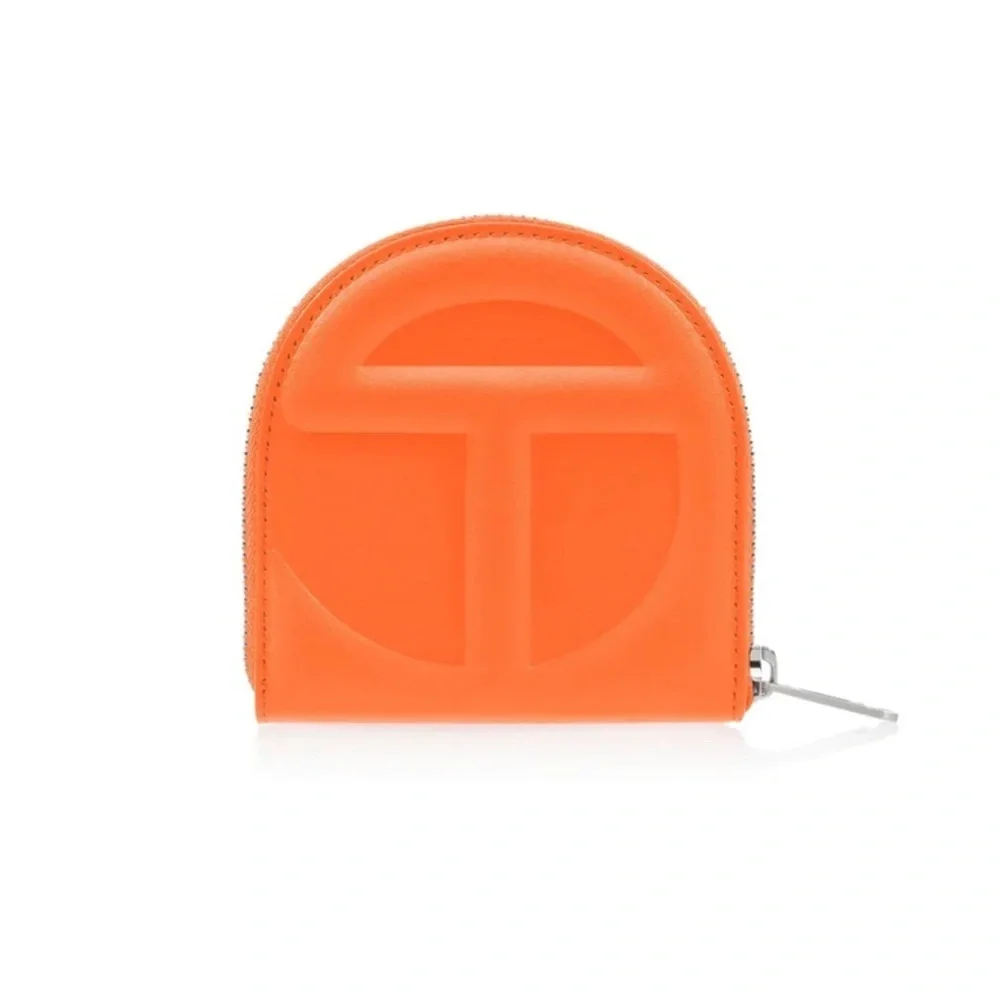 Orange Telfar Wallet